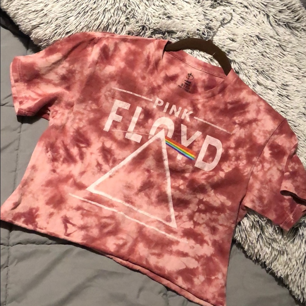 cropped pink floyd tee